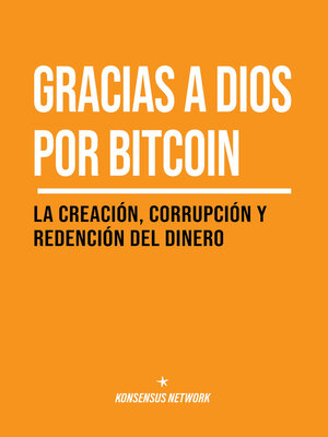 cover image of Gracias a Dios por bitcoin